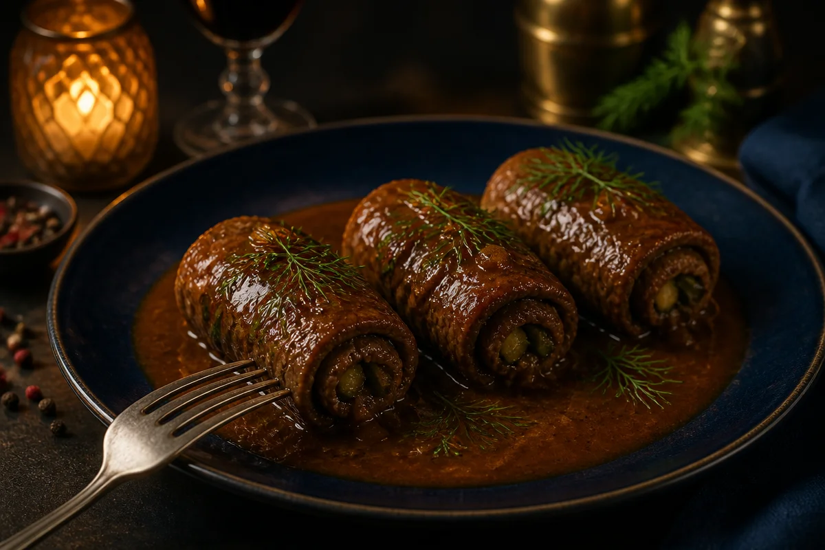Traditional German Rouladen Recipe (Beef Roll-Ups in Rich Gravy)
