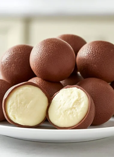 Delicious homemade marzipan potatoes, a festive treat for any occasion.