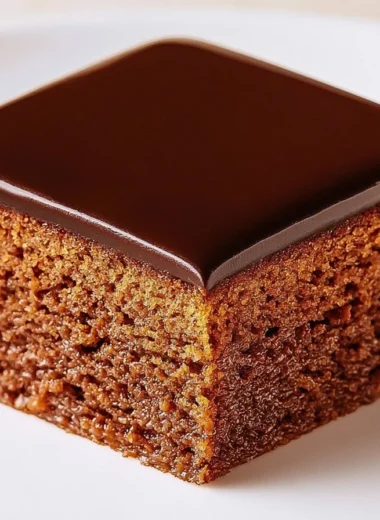 Traditional German Honigkuchen, a delicious honey cake for festive celebrations.