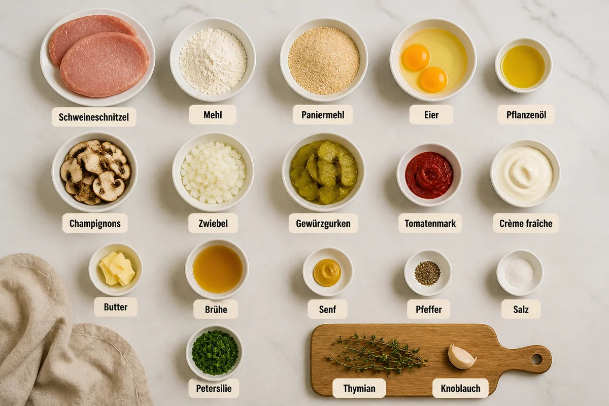 Authentisches Jägerschnitzel Rezept