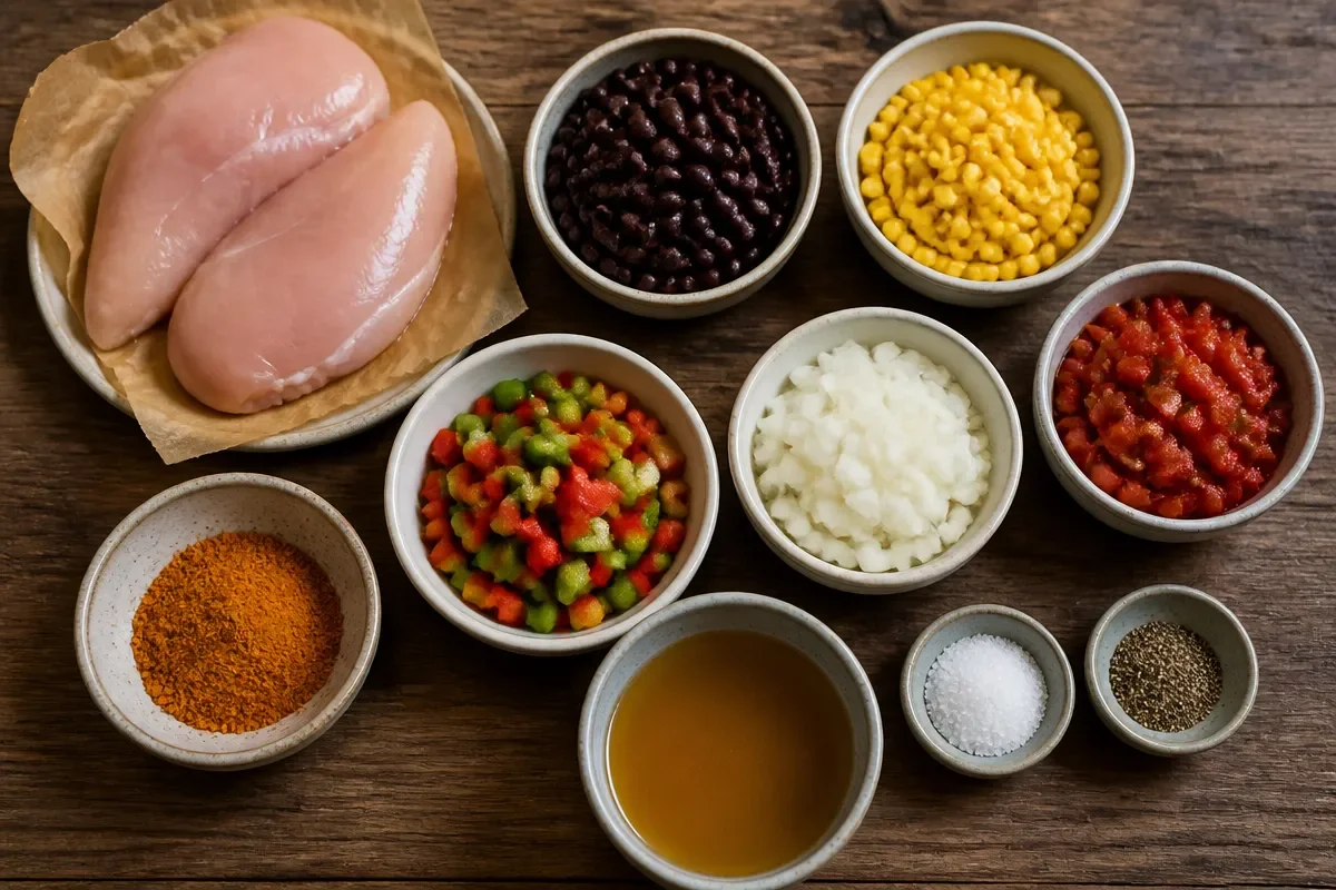 Fiesta Chicken Crock Pot