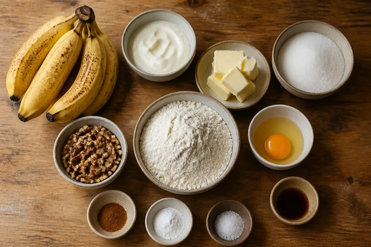 Moist Banana Bread with Sour Cream