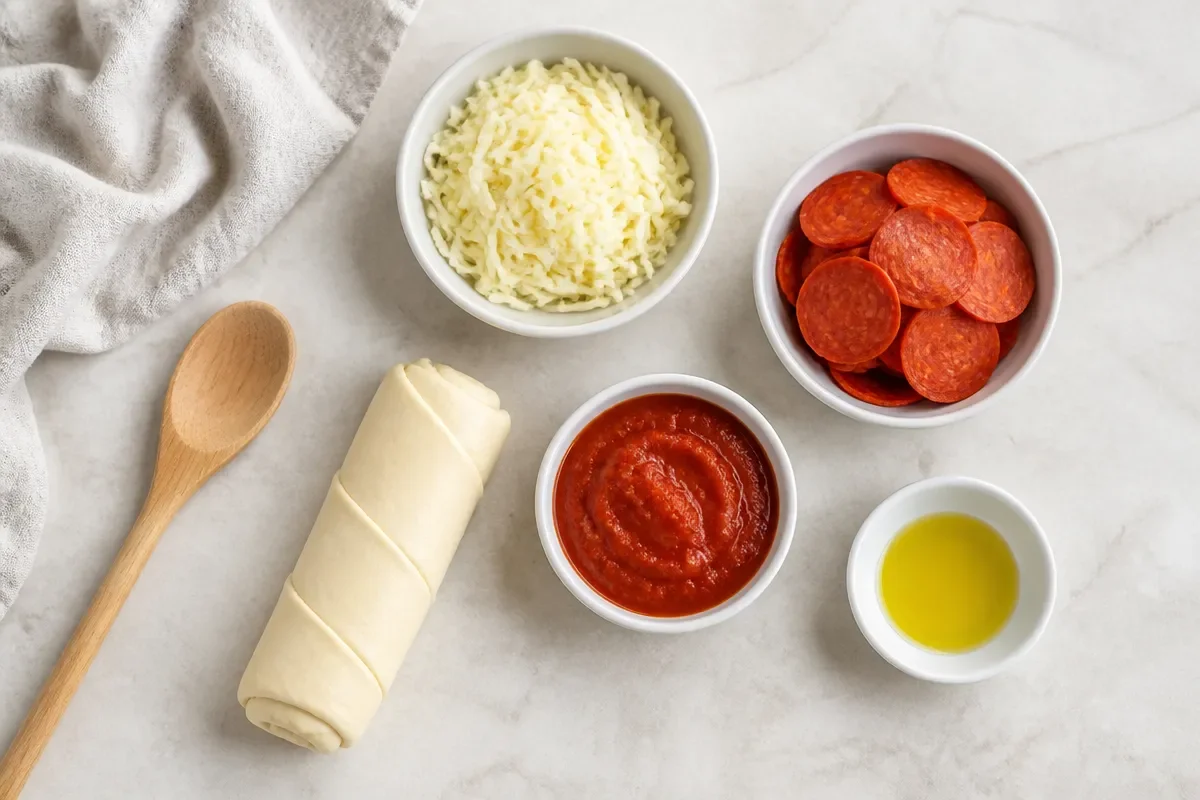 Pepperoni Pizza Crescent Rolls