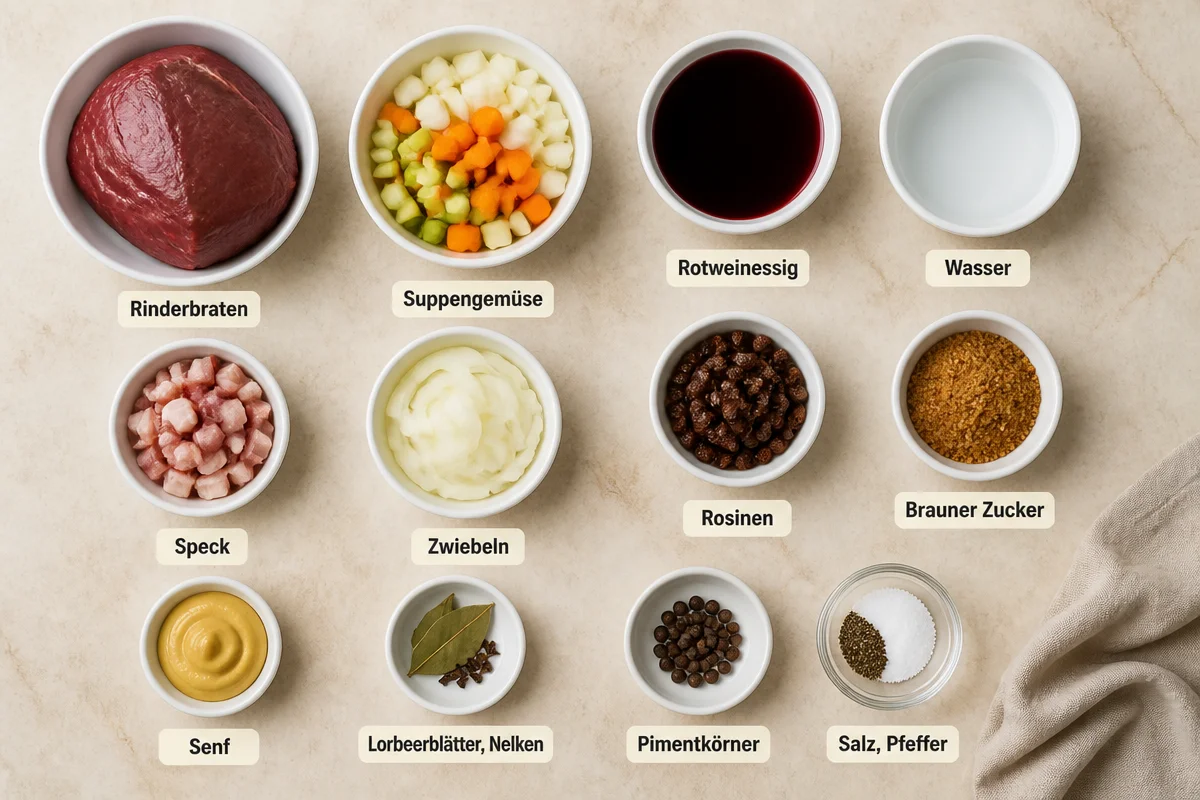 Traditionelles Sauerbraten-Rezept, dem Sie nicht widerstehen können